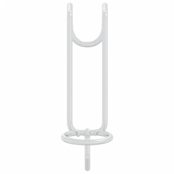 vidaXL Crochet de seau portable argent&eacute; acier galvanis&eacute;