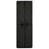 vidaXL Armoire &agrave; chaussures Noir 60x30x166 cm Tissu