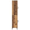 vidaXL Haut Armoire Bois Ancien 34,5 x 34 x 180 cm Bois d'ing&eacute;nierie