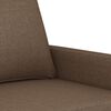 vidaXL Canap&eacute; &agrave; 3 places Marron 180 cm Tissu
