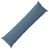 vidaXL Housse de coussin HEERLEN Bleu denim 40 x 145 cm Tissu