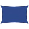 vidaXL Voile d'ombrage 160 g/m&sup2; rectangulaire bleu 5x6 m PEHD