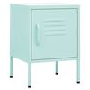 vidaXL Table de chevet Vert menthe 35x35x51 cm Acier