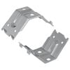 vidaXL Support 2 Zinc&eacute; 106 x 55 x 1,5mm Acier