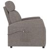 vidaXL Fauteuil Taupe Tissu