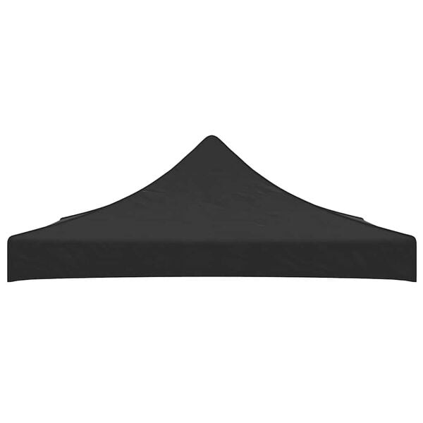 vidaXL Toit de tente de réception 3x3 m Noir 270 g/m²