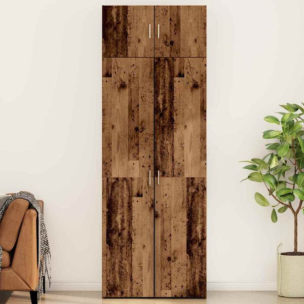 vidaXL Armoire de rangement 3 pcs Bois ancien