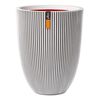 Capi Vase &eacute;l&eacute;gant Groove 46x58 cm Ivoire