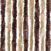 vidaXL Moustiquaire Beige et marron clair 56 x 185 cm Chenille