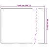 vidaXL Film pour vitres Transparent 60 x 1000 cm PVC