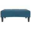 vidaXL Repose-pied bleu 77x55x31 cm velours