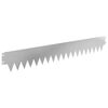 vidaXL Bordure de Pelouse 10 pcs 103 x 15 cm m&eacute;tal Argent&eacute;