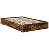 vidaXL Lit de Rangement Gris b&eacute;ton 90 x 200 cm Bois d'ing&eacute;nierie