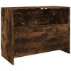 vidaXL Meuble d'évier chêne fumé 78x37x59 cm bois d'ingénierie