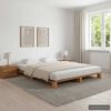 vidaXL Cadre de lit de palette sans matelas 140x200 cm bois massif