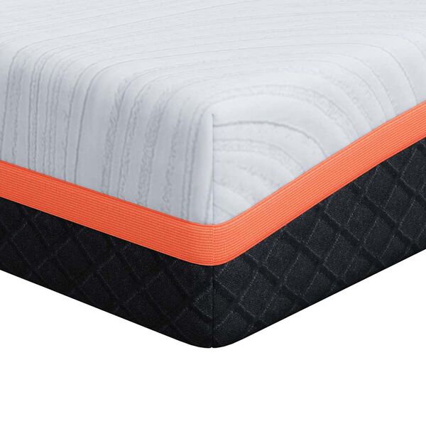 vidaXL Matelas Blanc et Gris 80 x 200 cm Mousse à Mémoire