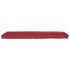 vidaXL Set de coussins de palette 2 pcs Bordeaux 100 x 40 x 8 cm