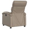 vidaXL Fauteuil inclinable Cappuccino Similicuir