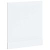 vidaXL Panneau de lave-vaisselle Lucca blanc bois d'ing&eacute;nierie