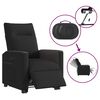vidaXL Fauteuil inclinable &eacute;lectrique noir tissu