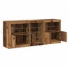 vidaXL Buffet LED Bois ancien 162 x 37 x 67 cm Bois d'ing&eacute;nierie