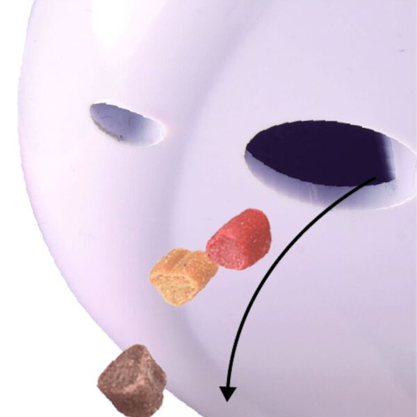 FLAMINGO Jouet &eacute;lectronique pour chat Galaxy 20x20x16 cm Blanc