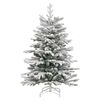 vidaXL Sapin de Noël Artificiel à Branches Articulées Blanc 120 cm