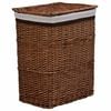 vidaXL Panier &agrave; linge Marron Saule