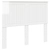vidaXL T&ecirc;te de lit Blanc Brillant 120 cm Bois d'ing&eacute;nierie