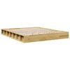 vidaXL Cadre de lit sans matelas 150x200 cm bois massif de ch&ecirc;ne