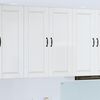 vidaXL Armoire de cuisine avec &eacute;tag&egrave;re Blanc brillant 80 x 31 x 100 cm