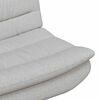 vidaXL Chaise pivotante Gris nuage 63 x 75 x 76 cm tissu