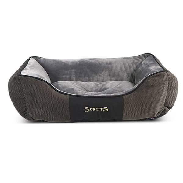 Scruffs & Tramps Lit pour animaux Chester Taille L 75x60 cm Gris 1168