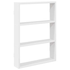 vidaXL &Eacute;tag&egrave;re murale blanc 43x9x60 cm bois d'ing&eacute;nierie