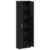 vidaXL Armoire Ch&ecirc;ne noir 55 x 25 x 189 cm Bois d'ing&eacute;nierie