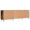 vidaXL Meuble TV ch&ecirc;ne fum&eacute; 150x30x50 cm bois d'ing&eacute;nierie
