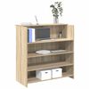 vidaXL Bureau de r&eacute;ception Ch&ecirc;ne Sonoma 100x50x103,5 cm Bois d'ing&eacute;nierie