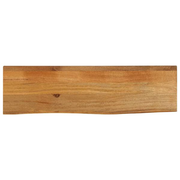 vidaXL Dessus de table &agrave; bord vivant 110x20x3,8cm bois massif manguier