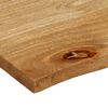 vidaXL Dessus de table &agrave; bord vivant 110x60x3,8cm bois massif manguier
