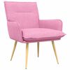 vidaXL Fauteuil Rose Tissu