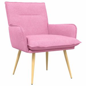 vidaXL Fauteuil Rose Tissu