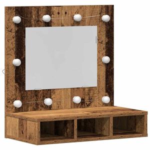 vidaXL Armoire Miroir Bois ancien 60 x 31,5 x 62 cm Bois d'ing&eacute;nierie