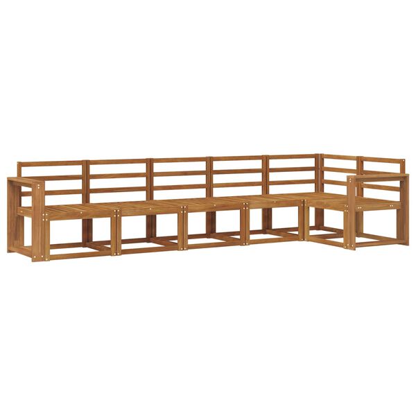 vidaXL Ensemble de canap&eacute;s d'ext&eacute;rieur 6 pcs Naturel