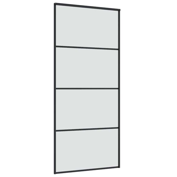 vidaXL Porte coulissante avec kit de quincaillerie 90x205 cm Verre ESG