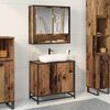 vidaXL Ensemble de mobilier de salle de bain 2 pcs Bois Ancien