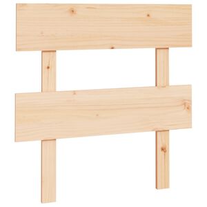 vidaXL T&ecirc;te de lit 78,5x3x81 cm Bois massif de pin