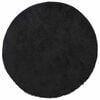 vidaXL Tapis shaggy &agrave; poils longs NAVARRA noir 120x120 cm polyester
