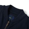 Sweatshirt pour enfants avec fermeture éclair bleu marine 92