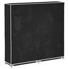 vidaXL Armoire &agrave; chaussures avec housse 115 x 28 x 110cm Tissu Noir