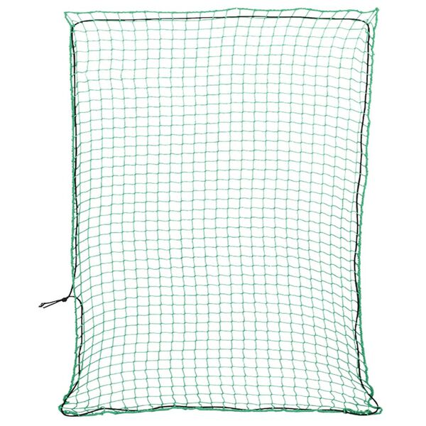 vidaXL Filet pour remorque avec corde &eacute;lastique vert 3x2,5 m PP